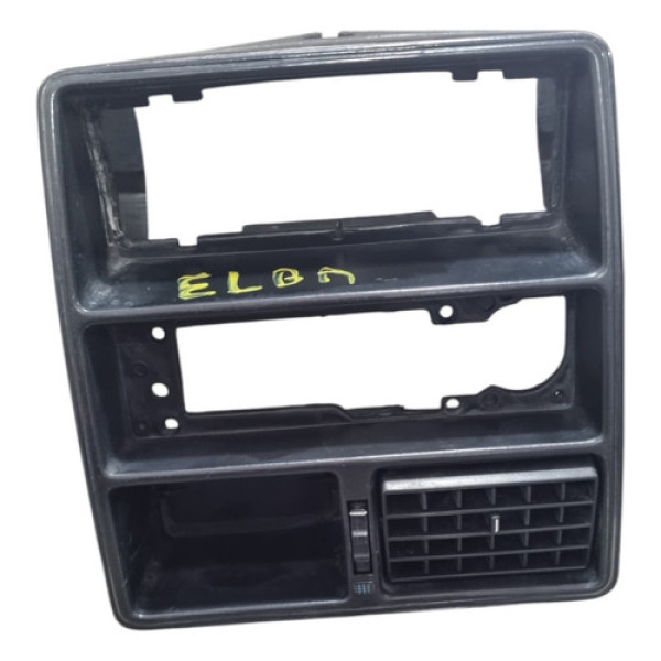Moldura Central Painel Fiat Uno Elba Fiorino 1989 A 1995 Ori Preto