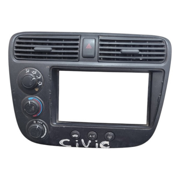 Moldura Painel Central Honda Civic  2001 A 2006