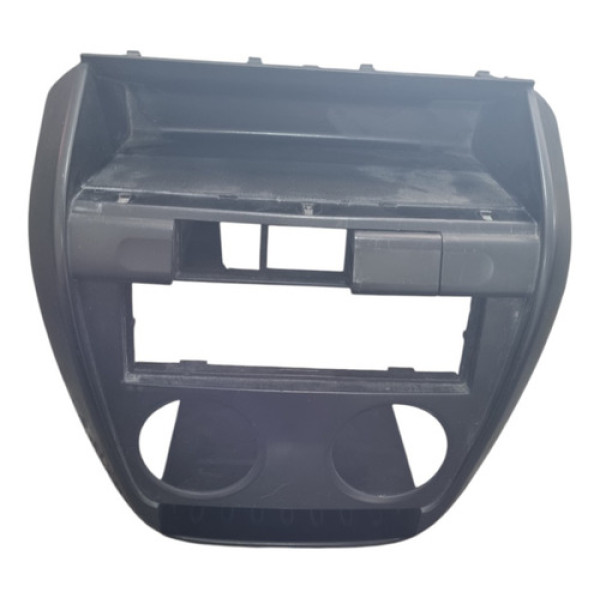 Moldura Central Painel Acabamento Difusor Co Fox 2005 A 2015 Preto