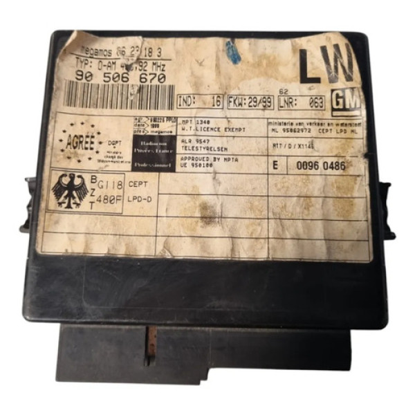 Módulo Central Alarme Chevrolet Vectra 97 A 2005