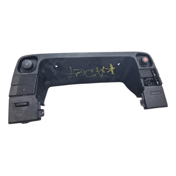 Moldura Acabamento Botão Painel Gm Monza Kadett 93 Original  Preto