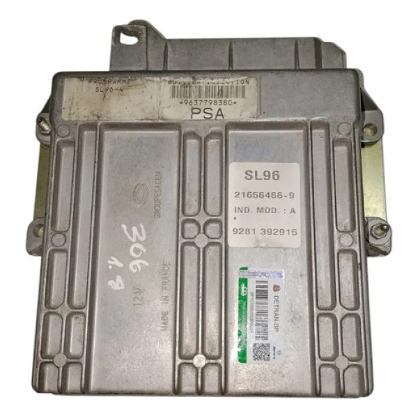Módulo Injeção Original Peugeot 306 1.8 16v 2000 2001