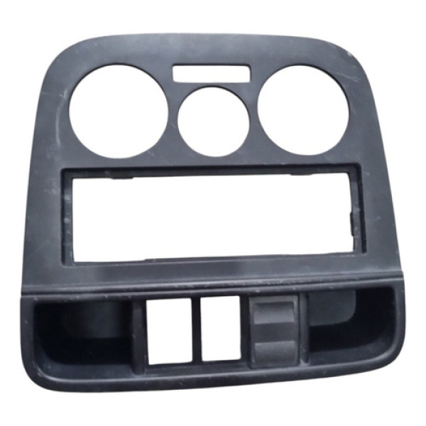 Moldura Central Painel G4 Rádio P Vw Gol Saveiro 2008 A 2008 Preto