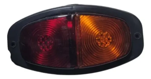 Lanterna Canoinha Universal Bicolor Para Carretinha Reboque